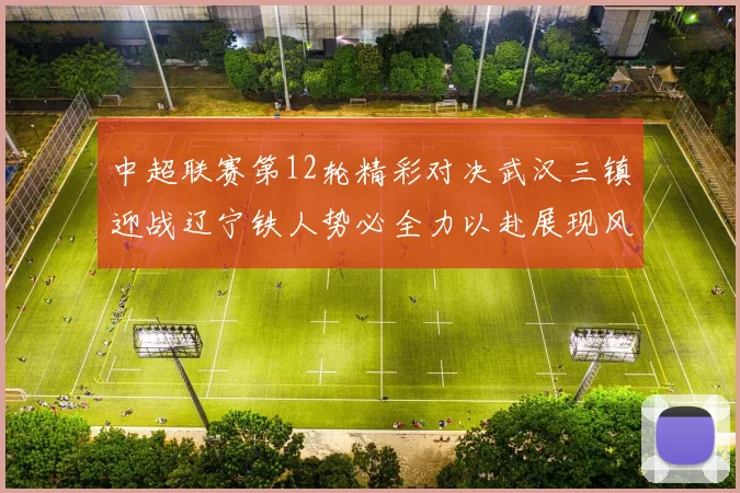 中超联赛第12轮精彩对决武汉三镇迎战辽宁铁人势必全力以赴展现风采